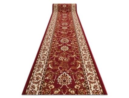 Pasadeiras DYWANY LUSZCZOW (120 x 350 cm - Polipropileno - Vermelho)
