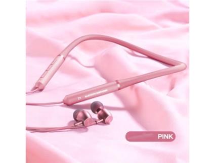 Auriculares Bluetooth SENLIN Redução de Ruído À Prova D'Água Rosa