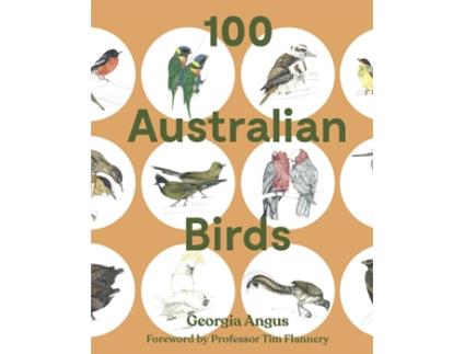 Livro 100 australian birds de georgia angus (inglês)