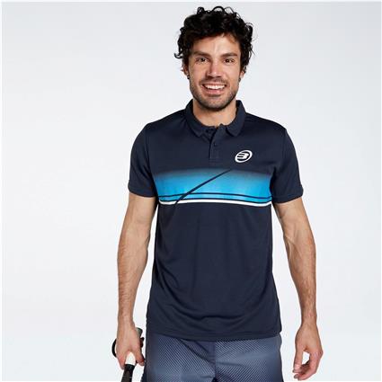 Bullpadel Agape - Azul - Polo Padel Homem tamanho S