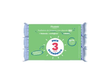 Toalhetes Mustela Perfumados 3x60un