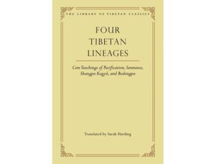 Livro four tibetan lineages de translated by sarah harding (inglês)