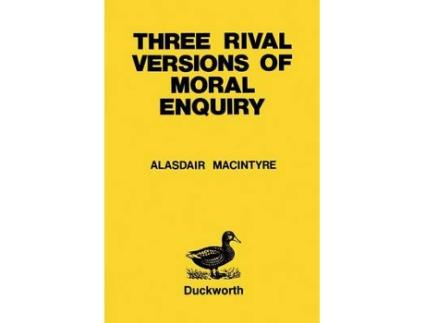 Livro three rival versions of moral enquiry de alasdair macintyre (inglês)