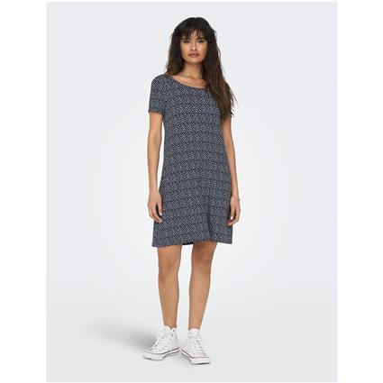 Only Vestido curto e estampado