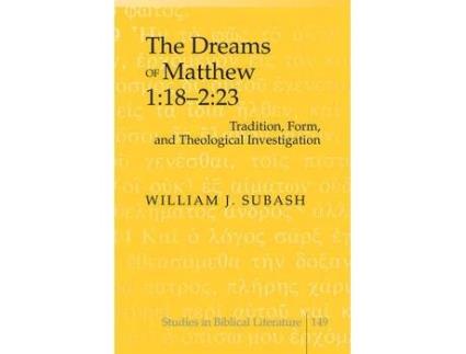 Livro the dreams of matthew 1:18-2:23 de william j. subash (inglês)