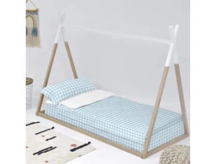 Saco Nórdico sem Encher HAPPYFRIDAY Vichy (90 x 200 cm - Algodão e Poliéster - Azul)