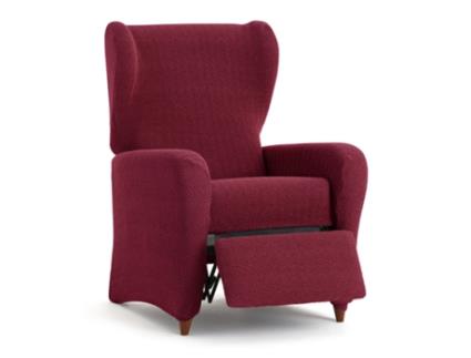 Capa para Poltronas Bielástica EYSA (85 x 90 x 120 - Algodão - Vermelho)