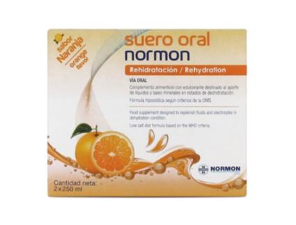 Suplemento Alimentar SUERO Suero Oral Normon Naranja 2 X 250Ml