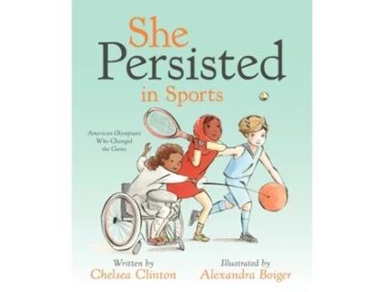 Livro she persisted in sports de chelsea clinton (inglês)