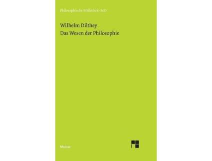 Livro das wesen der philosophie de author wilhelm dilthey (alemão)