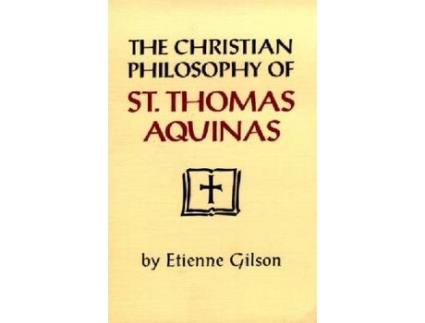 Livro christian philosophy of st. thomas aquinas de etienne gilson (inglês)