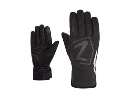 Luvas para Ciclismo ZIENER (Unissexo - Preto - Tamanho 8,5)