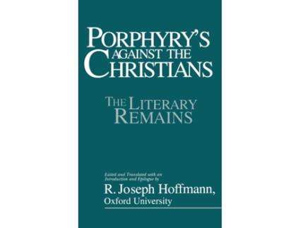 Livro porphyry's against the christians de edited by r joseph hoffman (inglês)