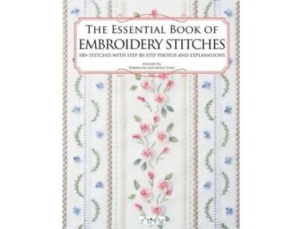 Livro the essential book of embroidery stitches de atelier fil (inglês)