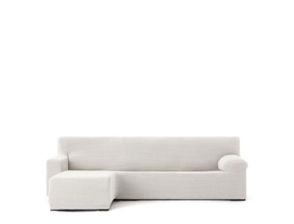 Capa para Sofá Chaise Longue Esquerda Bielástica EYSA (360 x 120 x 120 - Algodão - Cru)