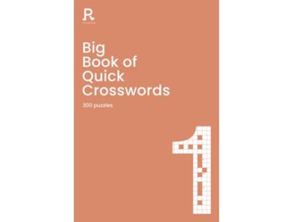 Livro big book of quick crosswords book 1 de richardson puzzles and games (inglês)