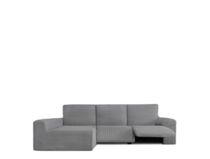 Capa para Sofá Chaise Longue Esquerda Bielástica EYSA (360 x 180 x 120 - Algodão - Cinzento)