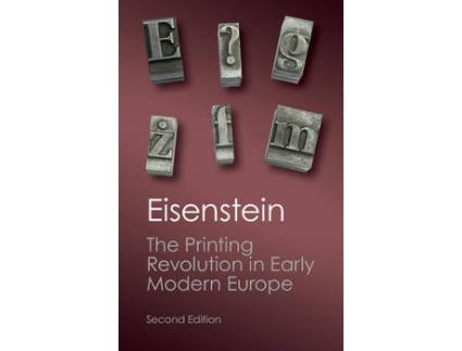 Livro the printing revolution in early modern europe de elizabeth l. eisenstein (inglês)