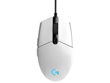 Mouse Para Jogos Com Fio, 8.000 Dpi, Efeito Ótico Arco-Íris Lightsync Rgb, 6 Botões Programáveis, Memória Integrada, Mapeamento De Tela Branco St-001