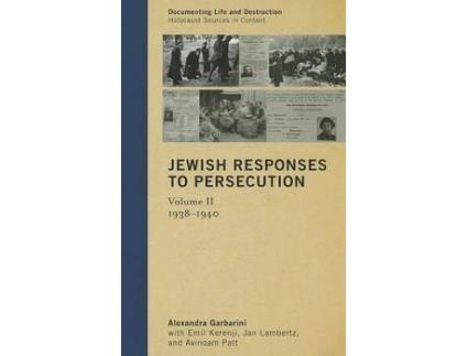 Livro jewish responses to persecution de alexandra garbarini (inglês)