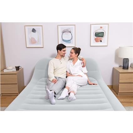 Bestway Colchão insuflável com bomba embutida 226x152x84 cm