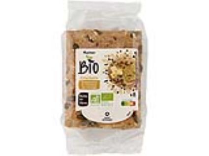 Bolachas Crackers Auchan Bio Qj Emmen Sementes Abóbora 200g