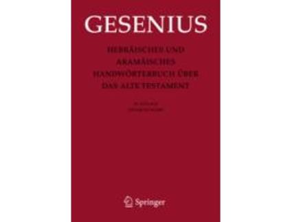 Livro hebraisches und aramaisches handworterbuch uber das alte testament de wilhelm gesenius (alemão)