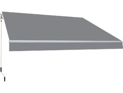 Toldo Manual Completo SMARTSUN Lona de Acrílico (Cinzento - 4x2,5m)