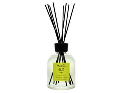 Paus Fragrância Transparente Perfumista de Azeitona e Figocom Paus ACQUA DEL GARDA Álcool 72% Essências 28% 10 X 13,5 Cm