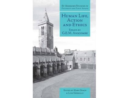 Livro human life, action and ethics de g.e.m. anscombe (inglês)