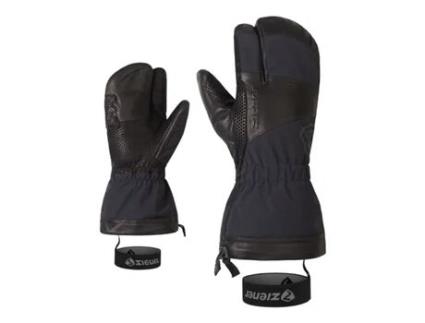 Luvas para Ski ZIENER (Unissexo - Preto - Tamanho 7,5)