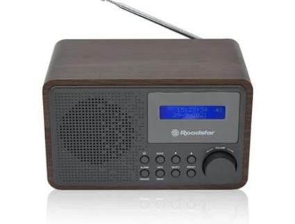 Rádio Portátil Vintage Digital Dab/ Dab+/ Fm ROADSTAR Hra-700D+/Wd Madeira