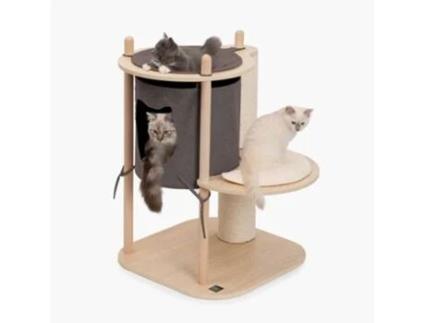 Poste arranhador pequeno Vesper TreeHouse para gatos 59x57.5x86.5 cm