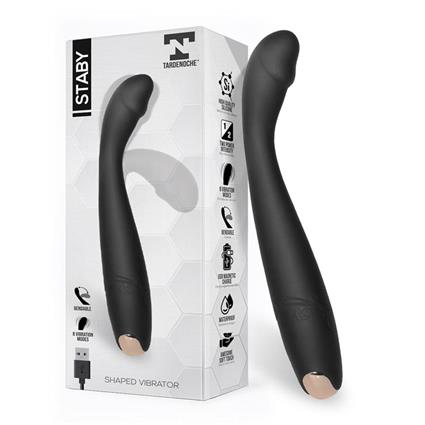 Staby Vibrador Silicona Flexible-Bendable