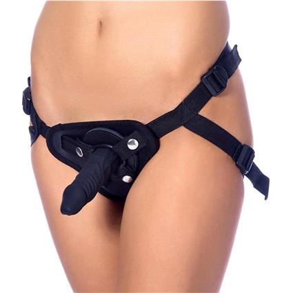 ARNÊS AJUSTÁVEL COR PRETO