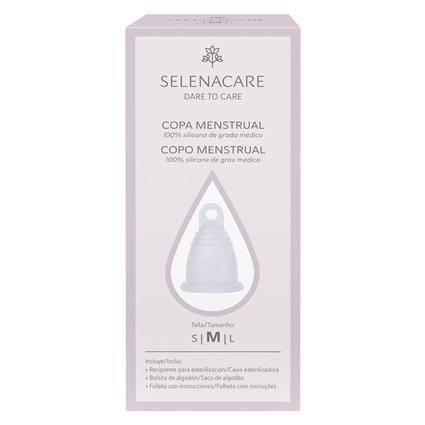 Copo Menstrual Transparente M SelenaCare 1 un