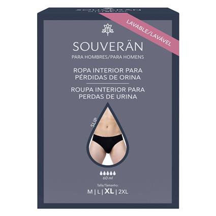 Slip Incontinência Homem Preto XL SelenaCare 1 un