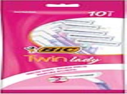 Lâminas Descartáveis Bic Twin Lady 10un