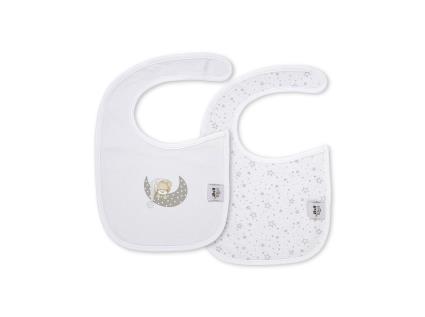 Babetes Interbaby Estrelas Cinzento Pack 2 Unidades