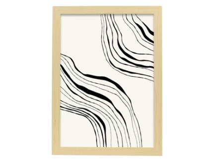 Póster Artemante NACNIC Pop. Ilustrações artísticas modernas impecáveis ??para decoração de interiores.