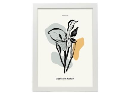 Póster Artemante NACNIC Pop. Ilustrações artísticas modernas para decoração de interiores.