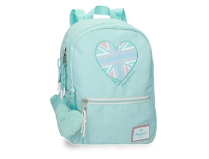 Mochila Escolar PEPE JEANS (25 x 32 x 12 - Poliéster - Azul)