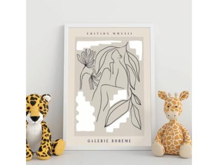Póster NACNIC com Ilustração de Galerie Boheme Humano