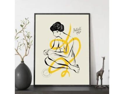 Póster Artemante NACNIC Pop. Defina ilustrações artísticas modernas para decoração de interiores.