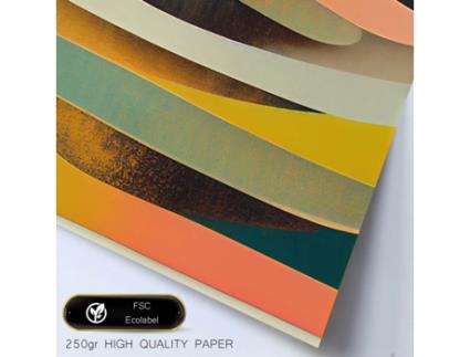 Póster NACNIC Em Estilo Abstrato Astral. Ilustrações Artísticas Impressionantes e Modernas Em Cores para Design e Decoração de Interiores. A3.