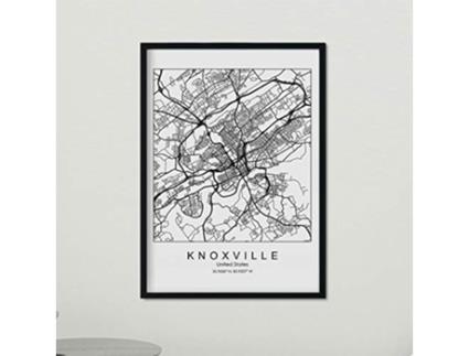 Póster NACNIC con mapa de Knoxville (A4)