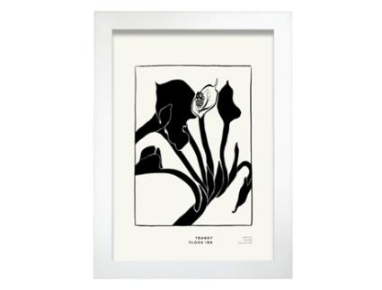 Póster Artemante NACNIC Pop. Aarum Lily Ilustrações artísticas modernas para decoração de interiores.