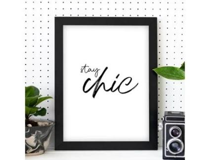 Póster NACNIC com Sta y Chic Inspirational Inspirational Ilustração