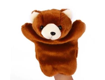 Peluche Fantoche GEELY Urso Castanho (Idade Mínima Recomendada: 1 ano)