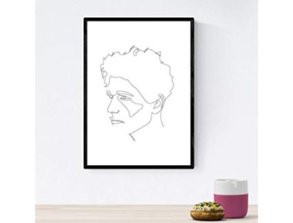 Póster NACNIC Desenhos e Esboços de Uma Linha (A3)